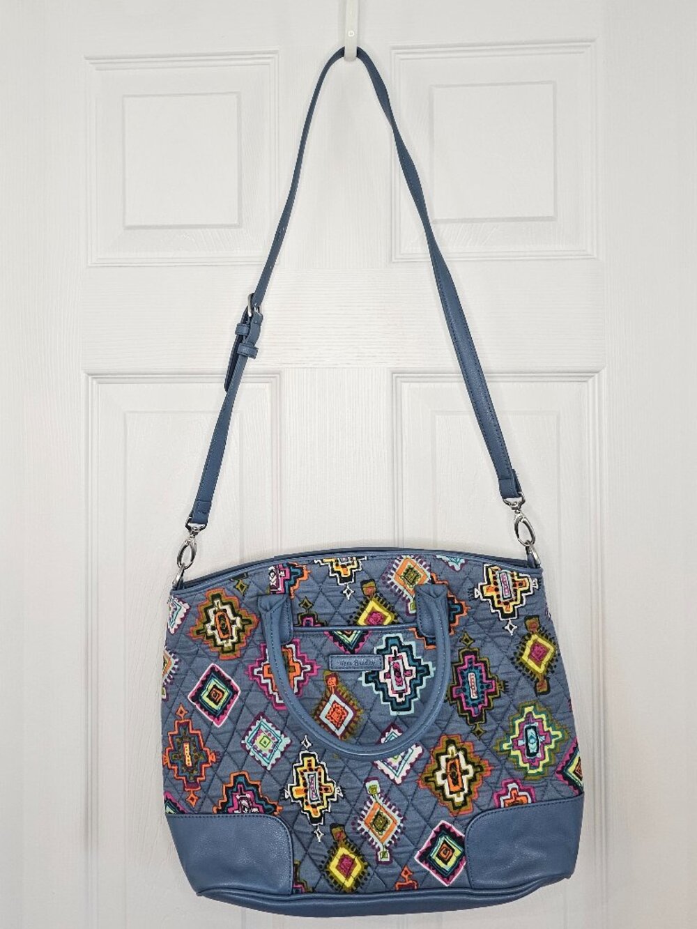 NWOT Vera Bradley Day Off Satchel Painted Medallions Crossbody Purse Hipster Bag